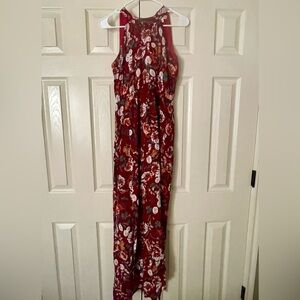 NWOT halter dress with matching hair scrunch